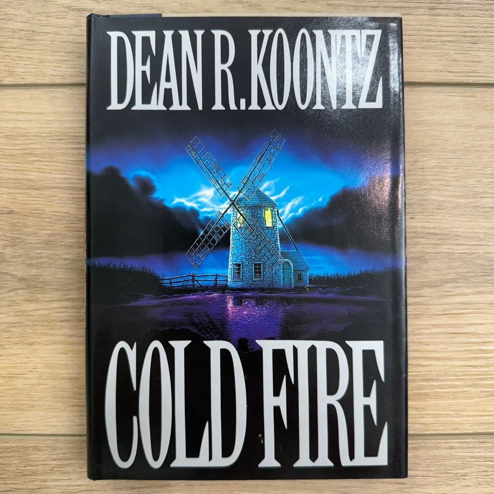 Cold Fire Dean Koontz 1991‎ Hard Cover DJ BCE Putnam Horror Thriller VG Vintage